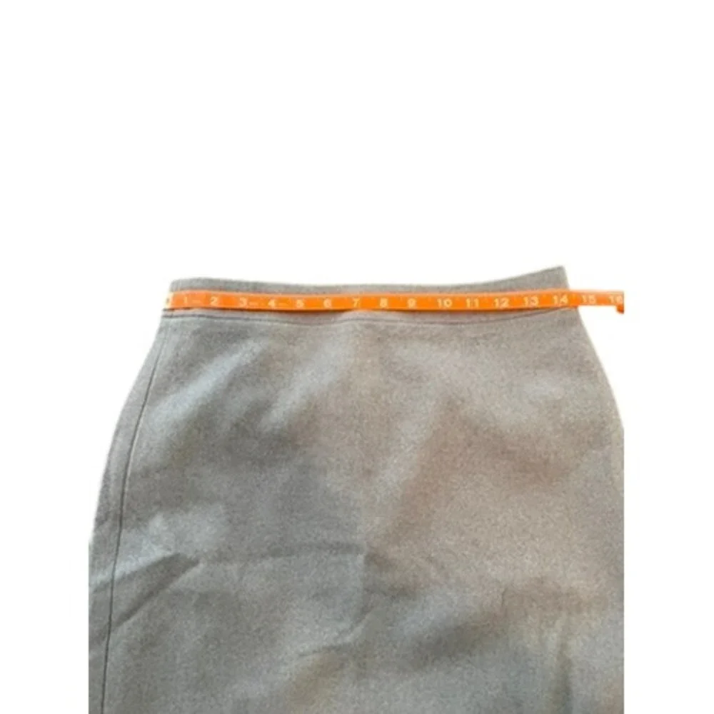 J.Crew The Pencil Skirt Gray Wool Blend Tailored Career Midi Skirt Size 2‎